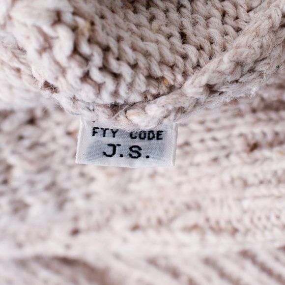 Unbranded Crochet Knit Women's Oatmeal Sweater with Feminine Detail - Picture 12 of 12